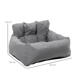 Κάθισμα αυτοκινήτου PawHut για μικρά σκυλιά, αφαιρούμενο και πλενόμ... Κάθισμα αυτοκινήτου PawHut για μικρά σκυλιά, αφαιρούμενο και πλενόμ...