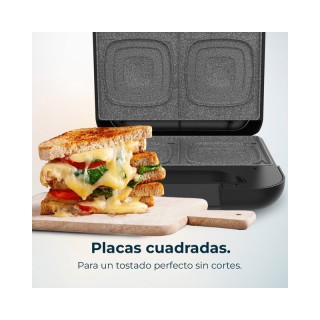 Τοστιέρα - Σαντουιτσιέρα 800 W RocknToast Square + Cecotec CEC-02953 Τοστιέρα - Σαντουιτσιέρα 800 W RocknToast Square + Cecotec CEC-02953