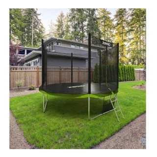 Τραμπολίνο με Εξωτερικό Προστατευτικό Δίχτυ και Σκάλα 312 cm Zipro ... Τραμπολίνο με Εξωτερικό Προστατευτικό Δίχτυ και Σκάλα 312 cm Zipro ...