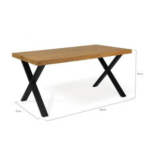 Τραπέζι Τραπεζαρίας 160 x 90 x 73 cm Mumbai Idomya 30087309+30087310 Τραπέζι Τραπεζαρίας 160 x 90 x 73 cm Mumbai Idomya 30087309+30087310