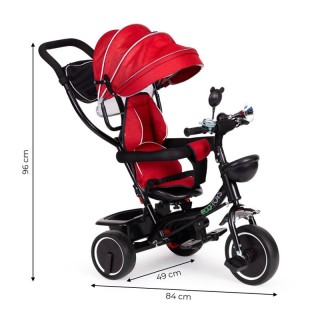 Τρίκυκλο Παιδικό Ποδήλατο - Καρότσι με Περιστρεφόμενο Κάθισμα Χρώμα...