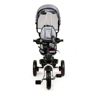 Τρίκυκλο Παιδικό Ποδήλατο - Καρότσι Χρώματος Γκρι Ecotoys JM-322-Grey