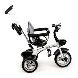 Τρίκυκλο Παιδικό Ποδήλατο - Καρότσι Χρώματος Γκρι Ecotoys JM-322-Grey