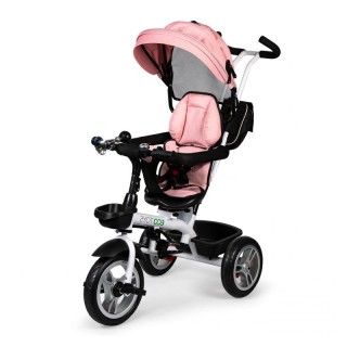 Τρίκυκλο Παιδικό Ποδήλατο - Καρότσι Χρώματος Ροζ Ecotoys JM-322-Pink
