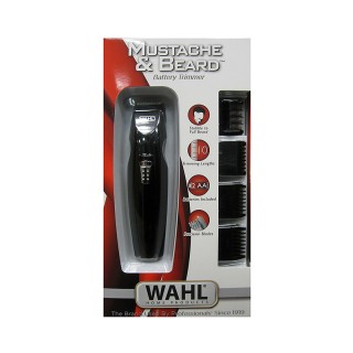Τρίμμερ Μπαταρίας για Μουστάκι και Γένια Wahl Mustache and Beard 30...