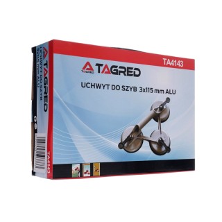 Τριπλή Βεντούζα Αλουμινίου Πολλαπλών Χρήσεων 150 Kg TAGRED TA4143 Τριπλή Βεντούζα Αλουμινίου Πολλαπλών Χρήσεων 150 Kg TAGRED TA4143