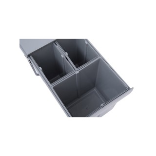 Τριπλός Κάδος Ανακύκλωσης 48 x 34.2 x 41.8 cm HOMCOM 851-002 Τριπλός Κάδος Ανακύκλωσης 48 x 34.2 x 41.8 cm HOMCOM 851-002