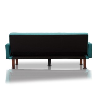 Τριθέσιος Καναπές Κρεβάτι 188 x 80 x 97 cm Χρώματος Τιρκουάζ Shally...