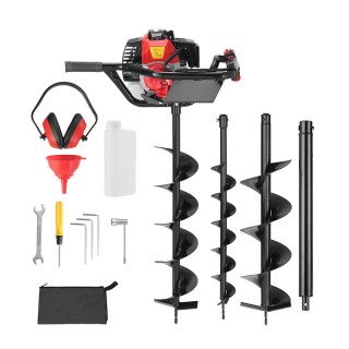 Τριβέλα - Γεωτρύπανο Βενζίνης 52cc με 3 Τρυπάνια Bakaji 02814585 Τριβέλα - Γεωτρύπανο Βενζίνης 52cc με 3 Τρυπάνια Bakaji 02814585