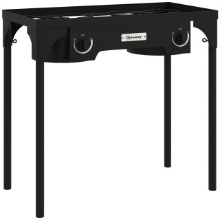 Outsunny 2 Καυστήρας 150.000 BTU Μεταλλική Σόμπα υγραερίου Camping ... Outsunny 2 Καυστήρας 150.000 BTU Μεταλλική Σόμπα υγραερίου Camping ...