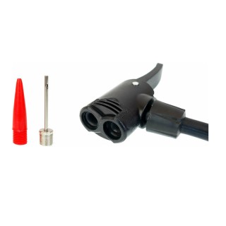 Τρόμπα Αέρος Χειρός Αλουμινίου με Μανόμετρο και Βάση 11 Bar 160 PSI...