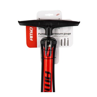 Τρόμπα Αέρος Χειρός Αλουμινίου με Μανόμετρο και Βάση 11 Bar 160 PSI...