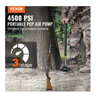 Τρόμπα Δαπέδου / Χειρός PCP για Πιστόλι Αέρα 3 Σταδίων 4500 PSI VEV...