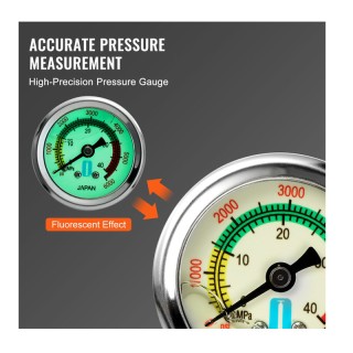 Τρόμπα Δαπέδου / Χειρός PCP για Πιστόλι Αέρα 3 Σταδίων 4500 PSI VEV...