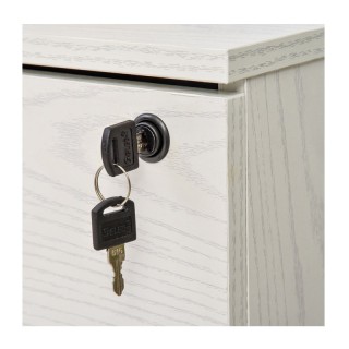 Τροχήλατη Ξύλινη Συρταριέρα Γραφείου με 2 Συρτάρια 40 x 44 x 54.6 c...