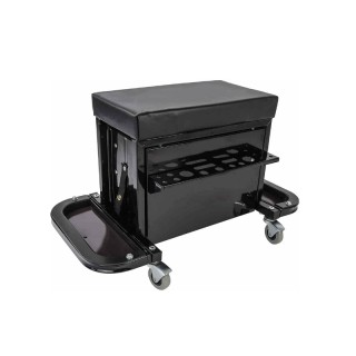 Τροχήλατη Καρέκλα Συνεργείου με 3 Συρτάρια 46 x 35.5 x 43 cm Hoppli...