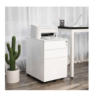 Τροχήλατη Μεταλλική Συρταριέρα Γραφείου με 3 Συρτάρια 52 x 39 x 60 ... Τροχήλατη Μεταλλική Συρταριέρα Γραφείου με 3 Συρτάρια 52 x 39 x 60 ...