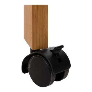 Τροχήλατη Ξύλινη Κρεμάστρα Ρούχων Δαπέδου με 2 Ράφια και 1 Ράγα 80 ... Τροχήλατη Ξύλινη Κρεμάστρα Ρούχων Δαπέδου με 2 Ράφια και 1 Ράγα 80 ...