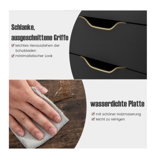 Τροχήλατη Ξύλινη Συρταριέρα Γραφείου με 5 Συρτάρια 48 x 39.5 x 65.5... Τροχήλατη Ξύλινη Συρταριέρα Γραφείου με 5 Συρτάρια 48 x 39.5 x 65.5...