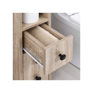 Τροχήλατο Ξύλινο Έπιπλο Μπάνιου 18 x 30 x 68.5 cm Kleankin 834-256AK Τροχήλατο Ξύλινο Έπιπλο Μπάνιου 18 x 30 x 68.5 cm Kleankin 834-256AK