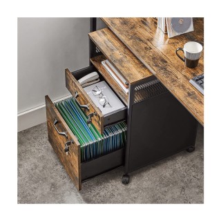 Τροχήλατο Μεταλλικό Έπιπλο Γραφείου με 2 Συρτάρια και 1 Ράφι 42 x 4... Τροχήλατο Μεταλλικό Έπιπλο Γραφείου με 2 Συρτάρια και 1 Ράφι 42 x 4...