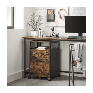 Τροχήλατο Μεταλλικό Έπιπλο Γραφείου με 2 Συρτάρια και 1 Ράφι 42 x 4... Τροχήλατο Μεταλλικό Έπιπλο Γραφείου με 2 Συρτάρια και 1 Ράφι 42 x 4...