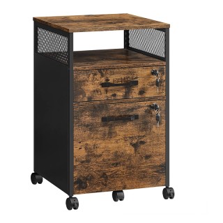 Τροχήλατο Μεταλλικό Έπιπλο Γραφείου με 2 Συρτάρια και 1 Ράφι 42 x 4... Τροχήλατο Μεταλλικό Έπιπλο Γραφείου με 2 Συρτάρια και 1 Ράφι 42 x 4...