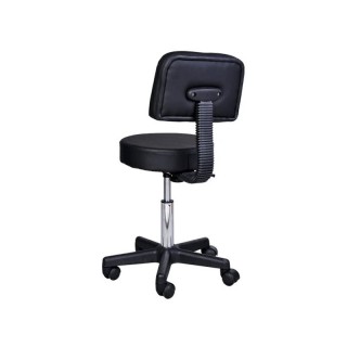 Τροχήλατο Σκαμπό με Ρυθμιζόμενο Ύψος 77-87.5 cm Χρώματος Μαύρο HOMC... Τροχήλατο Σκαμπό με Ρυθμιζόμενο Ύψος 77-87.5 cm Χρώματος Μαύρο HOMC...