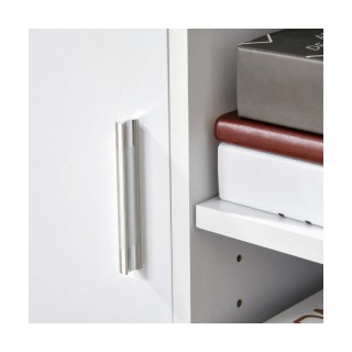 Τροχήλατο Ξύλινο Έπιπλο Γραφείου με 1 Ντουλάπι  και 3 Ράφια 60 x 50...