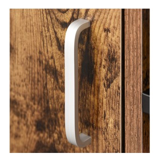 Τροχήλατο Ξύλινο Έπιπλο Γραφείου με 1 Ντουλάπι και 2 Ράφια 70 x 40 ...