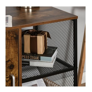 Τροχήλατο Ξύλινο Έπιπλο Γραφείου με 1 Ντουλάπι και 2 Ράφια 70 x 40 ... Τροχήλατο Ξύλινο Έπιπλο Γραφείου με 1 Ντουλάπι και 2 Ράφια 70 x 40 ...