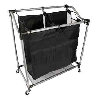 Τροχήλατο Καλάθι Απλύτων με 2 Χώρους GEM BN5662 Τροχήλατο Καλάθι Απλύτων με 2 Χώρους GEM BN5662