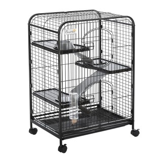 Τροχήλατο Μεταλλικό Κλουβί για Τρωκτικά 64 x 43.5 x 93 cm PawHut D5... Τροχήλατο Μεταλλικό Κλουβί για Τρωκτικά 64 x 43.5 x 93 cm PawHut D5...