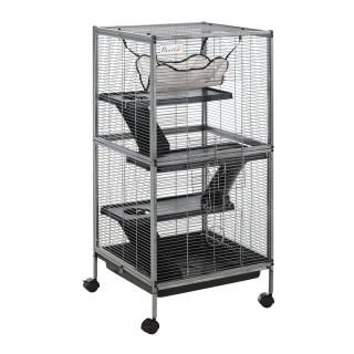 Τροχήλατο Μεταλλικό Κλουβί για Τρωκτικά με 4 Επίπεδα 52 x 52 x 113.... Τροχήλατο Μεταλλικό Κλουβί για Τρωκτικά με 4 Επίπεδα 52 x 52 x 113....