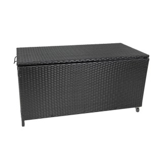 Τροχήλατο Ορθογώνιο Μπαούλο Κήπου από Συνθετικό Ρατάν 118 x 54 x 59... Τροχήλατο Ορθογώνιο Μπαούλο Κήπου από Συνθετικό Ρατάν 118 x 54 x 59...