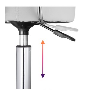 Τροχήλατο Σκαμπό με Ρυθμιζόμενο Ύψος 55 x 47-58 cm Bakaji 02839343