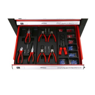 Τροχήλατος Εργαλειοφορέας με 6 Συρτάρια και 263 Εργαλεία Kraft&Dele... Τροχήλατος Εργαλειοφορέας με 6 Συρτάρια και 263 Εργαλεία Kraft&Dele...