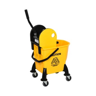 Τροχήλατος Κουβάς Σφουγγαρίσματος με Στίφτη 26 Lt HOMCOM 720-017