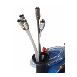 Τροχήλατος Αναρροφητήρας - Συλλέκτης Λαδιού με Αέρα 80 Lt Bass Pols...