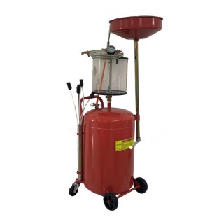 Τροχήλατος Αναρροφητήρας - Συλλέκτης Λαδιού με Αέρα 80 Lt Kraft&Del...