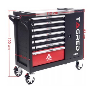 Τροχήλατος Εργαλειοφορέας με 306 Εργαλεία 112 x 46 x 100 cm TAGRED ...
