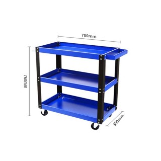 Τροχήλατος Εργαλειοφορέας με 3 Επίπεδα 70 x 35 x 76 cm Kraft&Dele K... Τροχήλατος Εργαλειοφορέας με 3 Επίπεδα 70 x 35 x 76 cm Kraft&Dele K...