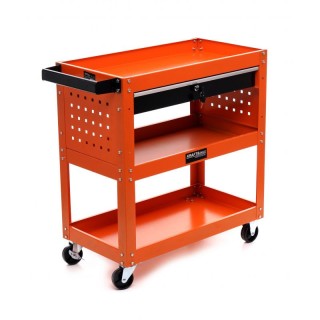 Τροχήλατος Εργαλειοφορέας με 3 Επίπεδα και 1 Συρτάρι 68 x 37 x 25 c... Τροχήλατος Εργαλειοφορέας με 3 Επίπεδα και 1 Συρτάρι 68 x 37 x 25 c...