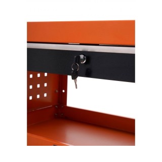 Τροχήλατος Εργαλειοφορέας με 3 Επίπεδα και 1 Συρτάρι 68 x 37 x 25 c...