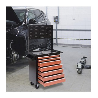 Τροχήλατος Εργαλειοφορέας με 7 Συρτάρια 61.5 x 33 x 76 cm HOMCOM B2... Τροχήλατος Εργαλειοφορέας με 7 Συρτάρια 61.5 x 33 x 76 cm HOMCOM B2...