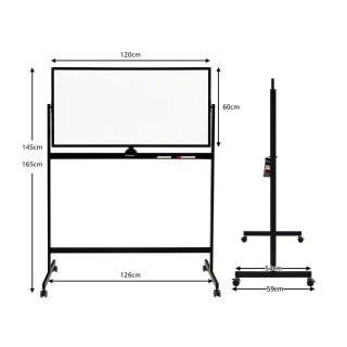 Τροχήλατος Μαγνητικός Περιστρεφόμενος Πίνακας Μαρκαδόρου Διπλής Όψη... Τροχήλατος Μαγνητικός Περιστρεφόμενος Πίνακας Μαρκαδόρου Διπλής Όψη...