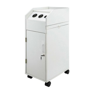 Τροχήλατος Ξύλινος Βοηθός Κομμωτηρίου 31.5 x 43.5 x 90.5 cm Hopplin...