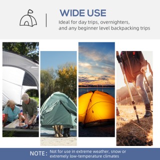 Σκηνή Camping Outsunny 6-8 ατόμων, 4 πόρτες με φερμουάρ, τσάντα και... Σκηνή Camping Outsunny 6-8 ατόμων, 4 πόρτες με φερμουάρ, τσάντα και...