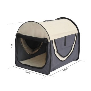 Τσάντα Μεταφοράς για Κατοικίδια 61 x 46 x 51 cm PawHut D1-0155 Τσάντα Μεταφοράς για Κατοικίδια 61 x 46 x 51 cm PawHut D1-0155