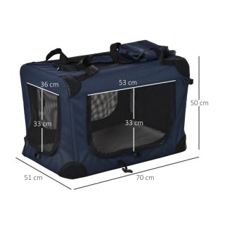 Αναδιπλούμενη Τσάντα Μεταφοράς Κατοικίδιων 70 x 51 x 50 cm PawHut D... Αναδιπλούμενη Τσάντα Μεταφοράς Κατοικίδιων 70 x 51 x 50 cm PawHut D...